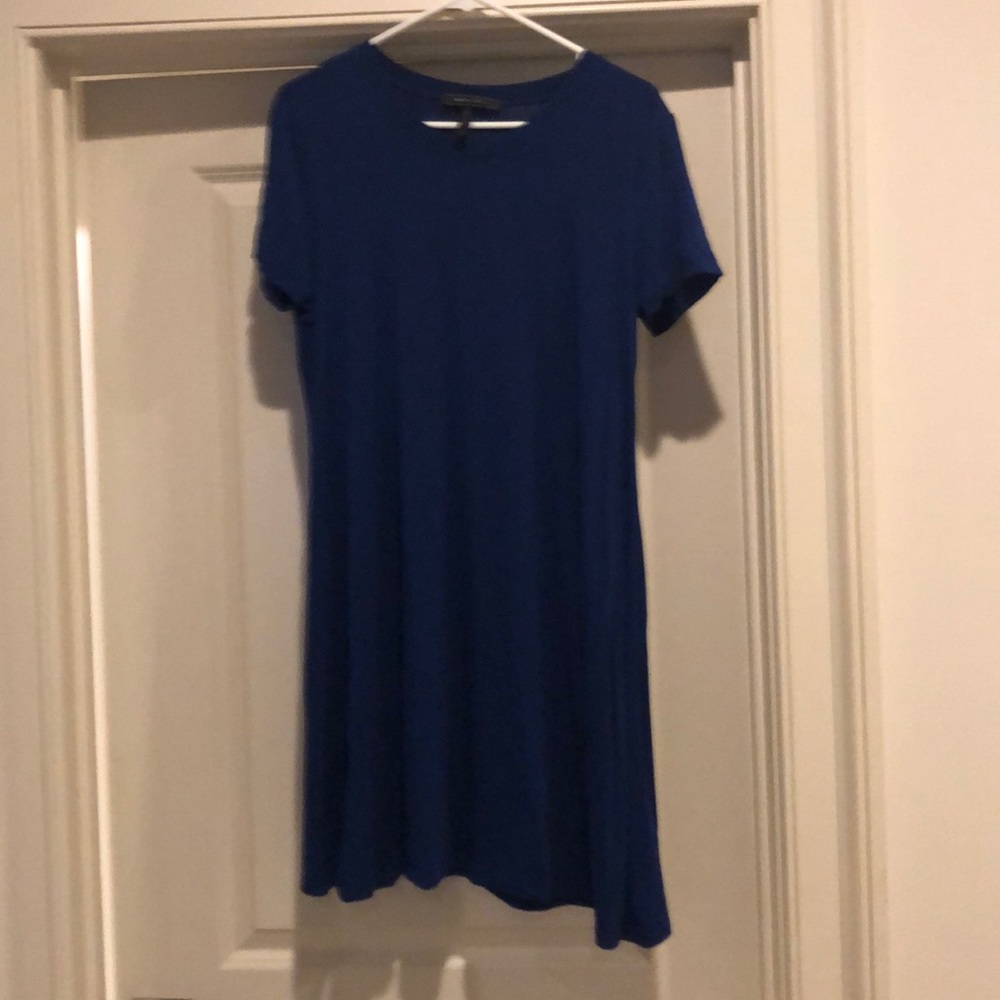 BCBG Maxazria royal blue t-shirt dress size small